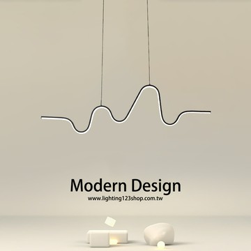 LED 36W 流線吊燈｜F93-40-80572