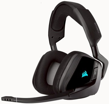 【享最高折300】Corsair 海盜船 VOID RGB ELITE Wireless耳麥/黑CA-9011201-AP/白CA-9011202-AP