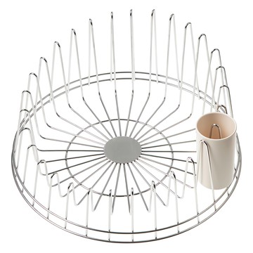 ALESSI Scolapiatti 餐具瀝水架  銀色  1個  1