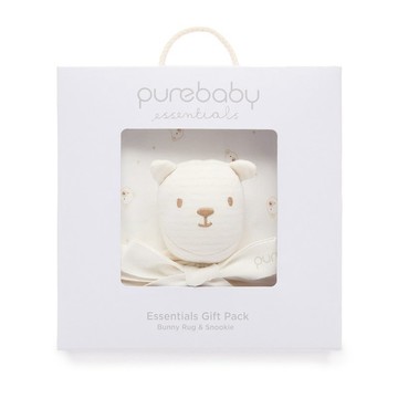 澳洲Purebaby有機棉 嬰兒棉毯安撫巾禮盒 彌月禮盒