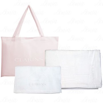 CLARINS 克蘭詩 浴巾+收納袋