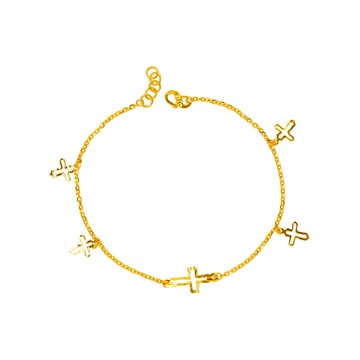 Jove gold JoveGold漾金飾 溫柔而堅定黃金手鍊
