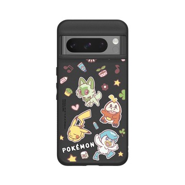 Pixel 8 Pro SolidSuit 黑 - 寶可夢 Pokemon - 暖色系列-最初的夥伴