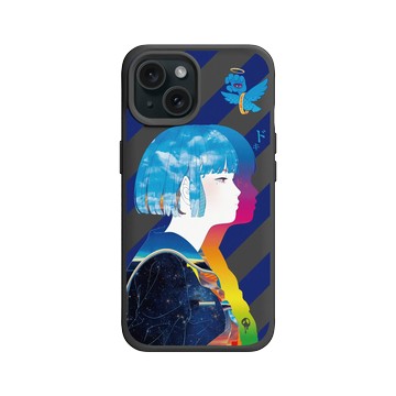 iPhone 15 SolidX 黑 - MITSUME - Blue bird