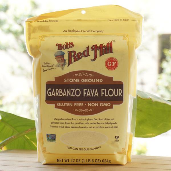 Bob's Red Mill グルテンフリー  ひよこ豆そら豆粉 624g アリサン STONE GROUND GARBANZO FAVA FLOUR GLUTEN FREE・NON