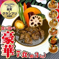 スープカレー食べ比べ7食セット(約3Kg)ジャングルスープカレー