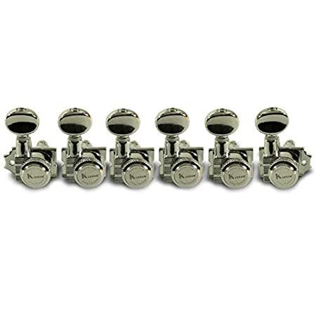 Kluson Revolution 6L H-Mount Tuners, Staggered Posts, CHROME #KRHL-6BX-C