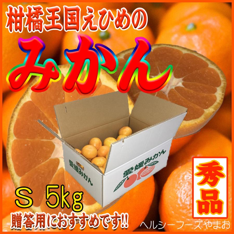 2023　お歳暮ギフト　みかん（愛媛産・瀬戸内・赤秀・Sサイズ）５ｋｇ入（ご贈答用に最適です）