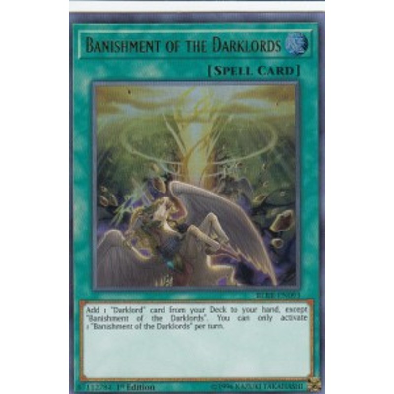 遊戯王 Blrr En093 堕天使の追放 Banishment Of The Darklords 英語版 1st Edition ウルトラレア Relentless Revenge 通販 Lineポイント最大5 0 Get Lineショッピング