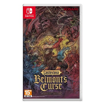 konami NS《惡魔城：貝爾蒙特的詛咒 午夜版》中文版