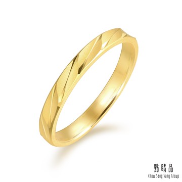 點睛品 義式風車紋 黃金戒指/尾戒_計價黃金(港圍06)