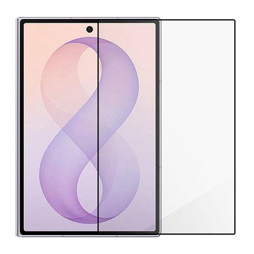 Metal-Slim Samsung Galaxy Z Fold 8 5G 封面副螢幕 全膠滿版9H鋼化玻璃貼