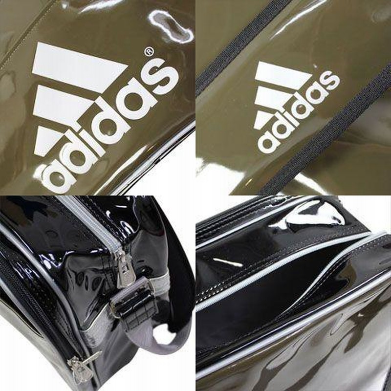 エナメルバッグショルダーM2 オークF10×ブラック 【adidas