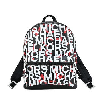 MICHAEL KORS COOPER MK塗層滿版後背包-紅_廠商直送