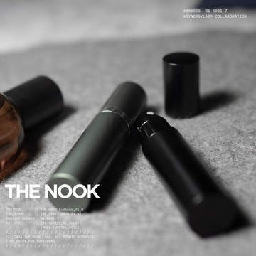 THE NOOK｜鋁合金香水分裝瓶 香水噴霧瓶 底部按壓 香水旅行分裝 附轉接頭
