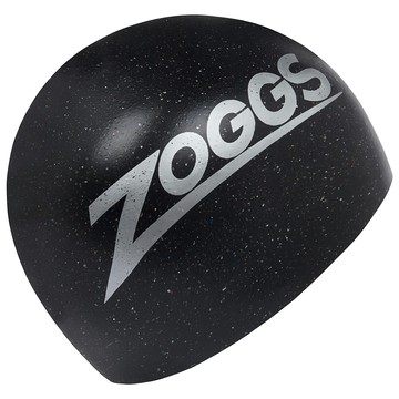 ZOGGS 超彈性環保矽膠泳帽 - 黑色 Easy Fit ECO Cap  F  1個