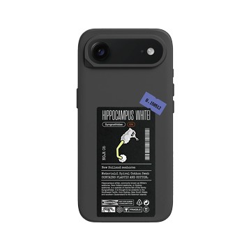 iPhone Air SolidX 黑 - Marine Debris - 棉花棒海馬