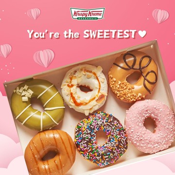 浪漫心意【Krispy Kreme】綜合口味甜甜圈6入