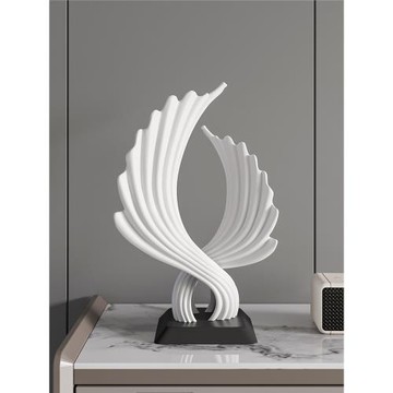 現代抽象玄關酒柜裝飾品擺件輕奢客廳辦公室電視柜高級感家居擺設