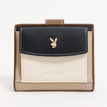 PLAYBOY - 短夾 Hygge系列 - 藍色