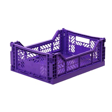 Aykasa土耳其折疊收納箱 M -奢華紫（2入）_廠商直送