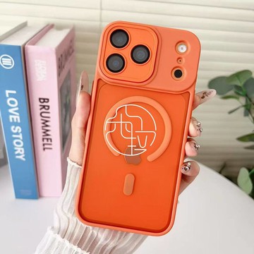 磨砂磁吸殼 防指紋 帶鏡頭膜 適用 iPhone 17 16 15 14 13 防摔 12 11 Pro max 手機殼