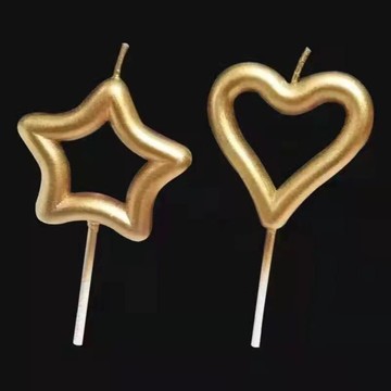 生日蠟燭創意焰火網紅星星愛心生日蠟燭呲花浪漫表白派對拍照神器