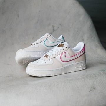 【逢甲FUZZY】W Nike Air Force 1 粉綠 鴛鴦 粉 綠 金標 HM3694-011