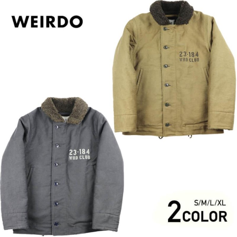 ウィアード N-1 デッキ ジャケット メンズ WEIRDO WRD CLUB - DECK ...