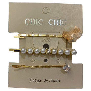 CHIC CHIC日本造型線夾3件組 SY12120  貝殼