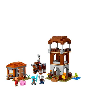 Lego Minecraft The Pillager Outpost and Ravager Set 21278
