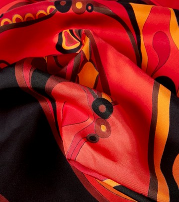 Pucci Manuba silk twill foulard scarf