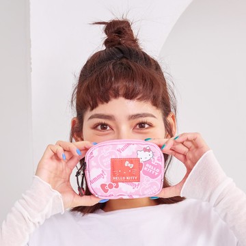 【Hello Kitty】蘋果凱蒂-雙層零錢包-粉 KT03H04PK