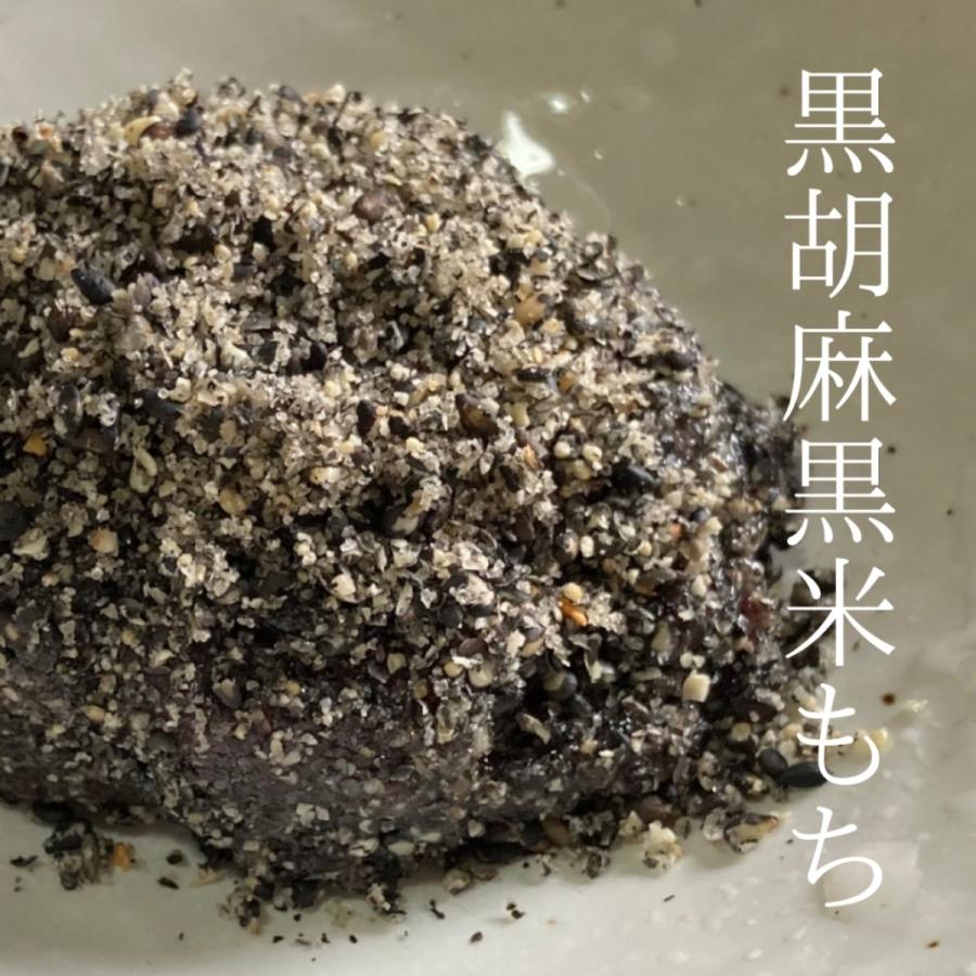 黒米餅 5個入り 新潟県阿賀町産 黒米使用 杵つき餅 切り餅 送料無料