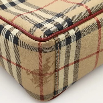 BURBERRY 經典格紋長背帶肩背包