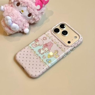 卡通適用蘋果17promax手機殼16pro圓邊一體14冰川15pro/13/12女11