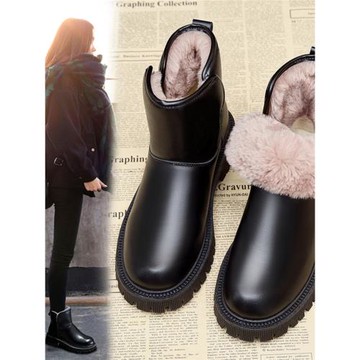 夏季防水防滑加絨保暖棉鞋雪地靴