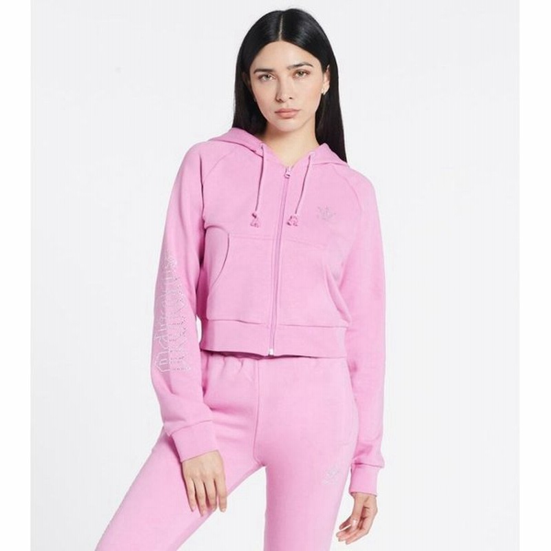アディダス Adidas レディース ジャージ アウター Crop Rhinestone Track Top Bliss Orchid 通販 Lineポイント最大0 5 Get Lineショッピング
