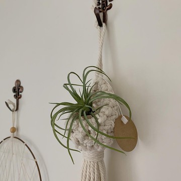 【 DIY KIT 】Macrame經典水滴編織收納吊飾 材料包 超詳細全程教