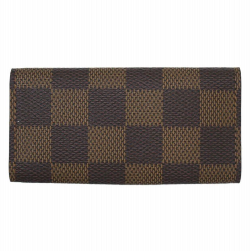 美品 箱 保存袋 ルイヴィトン ダミエ エベヌトレゾール A11 LOUIS VUITTON/ルイヴィトン ミュルティクレ4 キーケース ダミエ