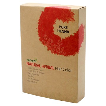 Nahemi 娜禾蜜 草本增色護髮粉 楓糖紅 草本無化學 無PPD 無阿摩尼亞 有效遮蓋灰白髮  1盒