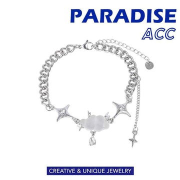 PARADISE 果凍 雲朵 閃電 四芒星 手鍊
