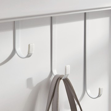 免鑽釘多用途鐵藝門後掛鉤-中-3入 單一規格