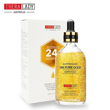 TheraLady金瓶24K納米黃金精華液100ml（大金瓶）