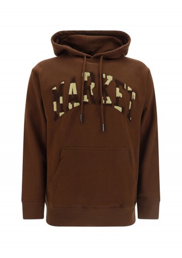 Market - Hoodie - Mens - Brown
