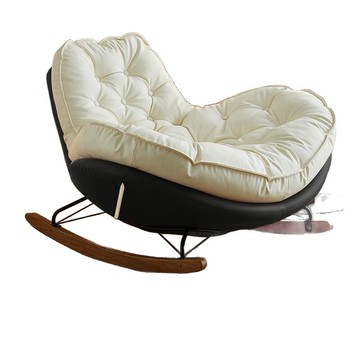 企鵝搖椅多扣蜂窩懶人沙發家用午睡單人休閑客廳陽臺搖搖躺椅【0113103DD】