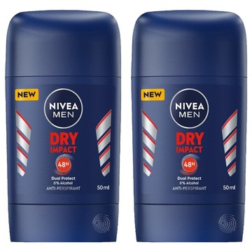 NIVEA 妮維雅 MEN 台灣公司貨 男士止汗爽身乳膏 Pro升級 乾適活力  2瓶