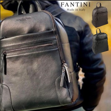 法比歐 Fabio 義大利製真皮後背包|真皮書包|男生女生中性包包|荔枝皮雙肩包|電腦包 | 防潑水