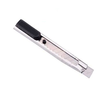 。金屬美工刀加厚雕刻刀壁紙刀學生小號裁紙刀快遞開箱小刀工具刀