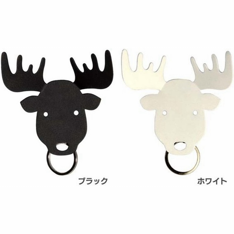 カギ収納 鍵収納 鍵 鍵かけ アクセサリー収納 イヤホン かわいい おしゃれ ムース アクセサリー キーホルダー bk Qualy B 通販 Lineポイント最大0 5 Get Lineショッピング